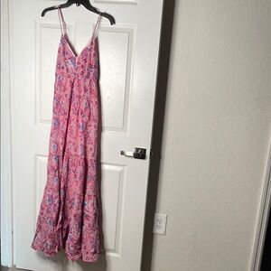 Perry walker collective floral maxi dress